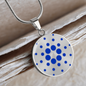 Cardano (ADA) Circle Necklace Stainless Steel or 18k Gold 18-22"-Express Your Love Gifts