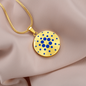 Cardano (ADA) Circle Necklace Stainless Steel or 18k Gold 18-22"-Express Your Love Gifts