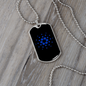 Cardano (ADA) Crypto Necklace Stainless Steel or 18k Gold Dog Tag 24" Chain-Express Your Love Gifts