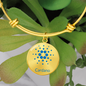 Cardano Black Bracelet Stainless Steel or 18k Gold Circle Bangle-Express Your Love Gifts