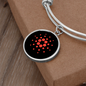 Cardano Crypto Necklace Bracelet Stainless Steel or 18k Gold Circle Bangle-Express Your Love Gifts
