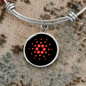 Cardano Crypto Necklace Bracelet Stainless Steel or 18k Gold Circle Bangle-Express Your Love Gifts