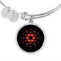 Cardano Crypto Necklace Bracelet Stainless Steel or 18k Gold Circle Bangle-Express Your Love Gifts