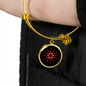 Cardano Crypto Necklace Bracelet Stainless Steel or 18k Gold Circle Bangle-Express Your Love Gifts