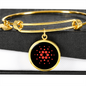 Cardano Crypto Necklace Bracelet Stainless Steel or 18k Gold Circle Bangle-Express Your Love Gifts