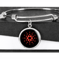 Cardano Crypto Necklace Bracelet Stainless Steel or 18k Gold Circle Bangle-Express Your Love Gifts