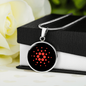 Cardano Crypto Necklace Circle Necklace Stainless Steel or 18k Gold 18-22"-Express Your Love Gifts