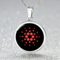 Cardano Crypto Necklace Circle Necklace Stainless Steel or 18k Gold 18-22"-Express Your Love Gifts