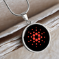Cardano Crypto Necklace Circle Necklace Stainless Steel or 18k Gold 18-22"-Express Your Love Gifts