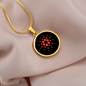 Cardano Crypto Necklace Circle Necklace Stainless Steel or 18k Gold 18-22"-Express Your Love Gifts