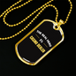 Casino Dealer Hero Gambler Necklace Stainless Steel or 18k Gold Dog Tag 24-Express Your Love Gifts
