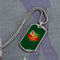 Casino Night Gambler Necklace Stainless Steel or 18k Gold Dog Tag 24-Express Your Love Gifts