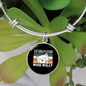 Cat About Catnip Bracelet Stainless Steel or 18k Gold Circle Bangle-Express Your Love Gifts