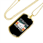 Cat About Catnip Necklace Stainless Steel or 18k Gold Dog Tag 24" Chain-Express Your Love Gifts