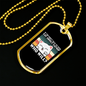 Cat About Catnip Necklace Stainless Steel or 18k Gold Dog Tag 24" Chain-Express Your Love Gifts