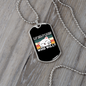 Cat About Catnip Necklace Stainless Steel or 18k Gold Dog Tag 24" Chain-Express Your Love Gifts