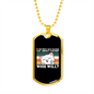 Cat About Catnip Necklace Stainless Steel or 18k Gold Dog Tag 24" Chain-Express Your Love Gifts