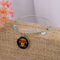 Cat And Math Bracelet Stainless Steel or 18k Gold Circle Bangle-Express Your Love Gifts
