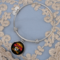 Cat And Math Bracelet Stainless Steel or 18k Gold Circle Bangle-Express Your Love Gifts