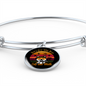 Cat And Math Bracelet Stainless Steel or 18k Gold Circle Bangle-Express Your Love Gifts