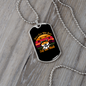 Cat And Math Necklace Stainless Steel or 18k Gold Dog Tag 24" Chain-Express Your Love Gifts