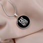 Cat Lives Matter Circle Necklace Stainless Steel or 18k Gold 18-22"-Express Your Love Gifts