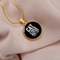 Cat Lives Matter Circle Necklace Stainless Steel or 18k Gold 18-22"-Express Your Love Gifts