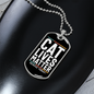 Cat Lives Matter Necklace Stainless Steel or 18k Gold Dog Tag 24" Chain-Express Your Love Gifts