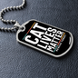 Cat Lives Matter Necklace Stainless Steel or 18k Gold Dog Tag 24" Chain-Express Your Love Gifts
