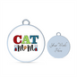 Cat Mom Design Bracelet Stainless Steel or 18k Gold Circle Bangle-Express Your Love Gifts