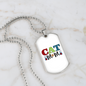 Cat Mom Design Necklace Stainless Steel or 18k Gold Dog Tag 24" Chain-Express Your Love Gifts