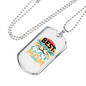 Cat Mom Ever Necklace Stainless Steel or 18k Gold Dog Tag 24" Chain-Express Your Love Gifts