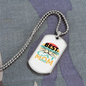 Cat Mom Ever Necklace Stainless Steel or 18k Gold Dog Tag 24" Chain-Express Your Love Gifts