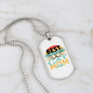 Cat Mom Ever Necklace Stainless Steel or 18k Gold Dog Tag 24" Chain-Express Your Love Gifts
