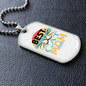Cat Mom Ever Necklace Stainless Steel or 18k Gold Dog Tag 24" Chain-Express Your Love Gifts