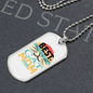 Cat Mom Ever Necklace Stainless Steel or 18k Gold Dog Tag 24" Chain-Express Your Love Gifts