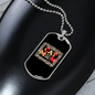 Cat Mom Paw Design Necklace Stainless Steel or 18k Gold Dog Tag 24" Chain-Express Your Love Gifts