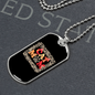 Cat Mom Paw Design Necklace Stainless Steel or 18k Gold Dog Tag 24" Chain-Express Your Love Gifts