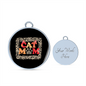 Cat Mom Paw Designs Bracelet Stainless Steel or 18k Gold Circle Bangle-Express Your Love Gifts