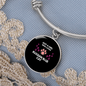 Cat Russian Blue Bracelet Stainless Steel or 18k Gold Circle Bangle-Express Your Love Gifts