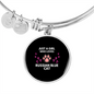 Cat Russian Blue Bracelet Stainless Steel or 18k Gold Circle Bangle-Express Your Love Gifts