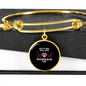 Cat Russian Blue Bracelet Stainless Steel or 18k Gold Circle Bangle-Express Your Love Gifts