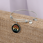 Cat Whisper Paw Bracelet Stainless Steel or 18k Gold Circle Bangle-Express Your Love Gifts