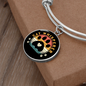 Cat Whisper Paw Bracelet Stainless Steel or 18k Gold Circle Bangle-Express Your Love Gifts