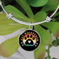 Cat Whisper Paw Bracelet Stainless Steel or 18k Gold Circle Bangle-Express Your Love Gifts