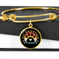 Cat Whisper Paw Bracelet Stainless Steel or 18k Gold Circle Bangle-Express Your Love Gifts