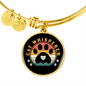Cat Whisper Paw Bracelet Stainless Steel or 18k Gold Circle Bangle-Express Your Love Gifts
