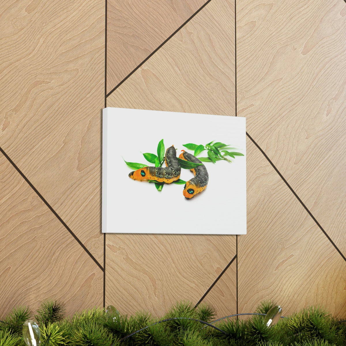 Scripture Walls Caterpillar Couple Caterpillar Troop Print Animal Wall Art Wildlife Canvas Prints Wall Art Ready to Hang Unframed-Express Your Love Gifts