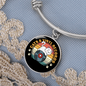 Cats And Vinyl Bracelet Stainless Steel or 18k Gold Circle Bangle-Express Your Love Gifts