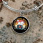Cats And Vinyl Bracelet Stainless Steel or 18k Gold Circle Bangle-Express Your Love Gifts